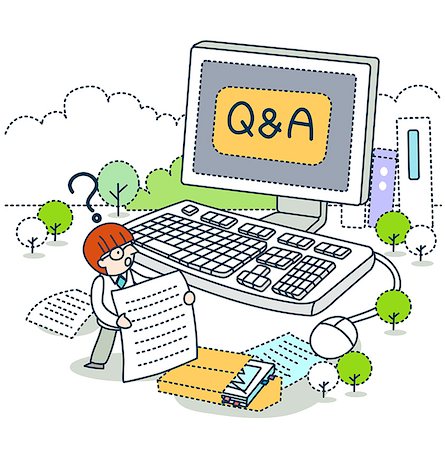 Q&A displayed on computer screen | SWAD Dorset