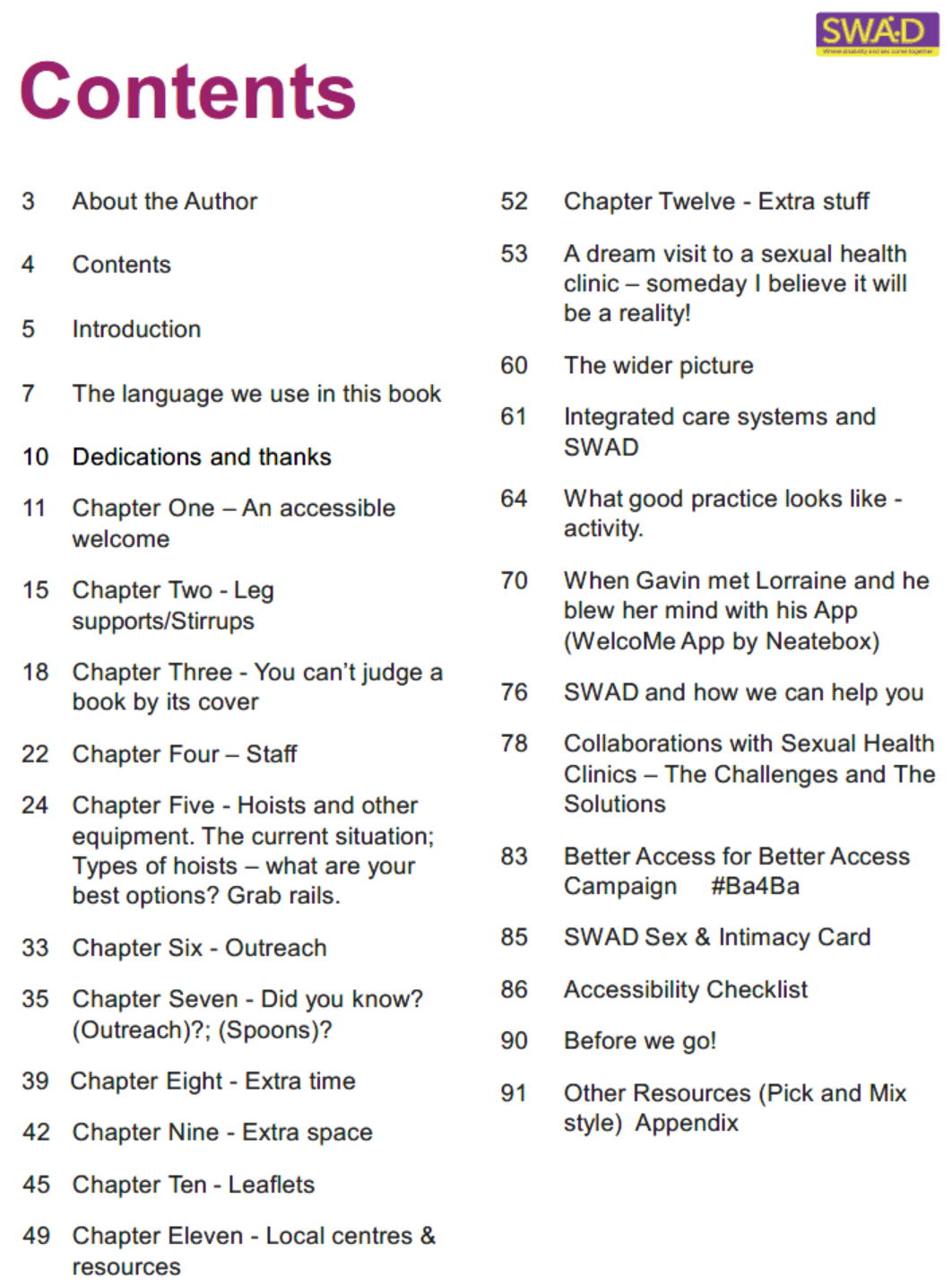 Contents